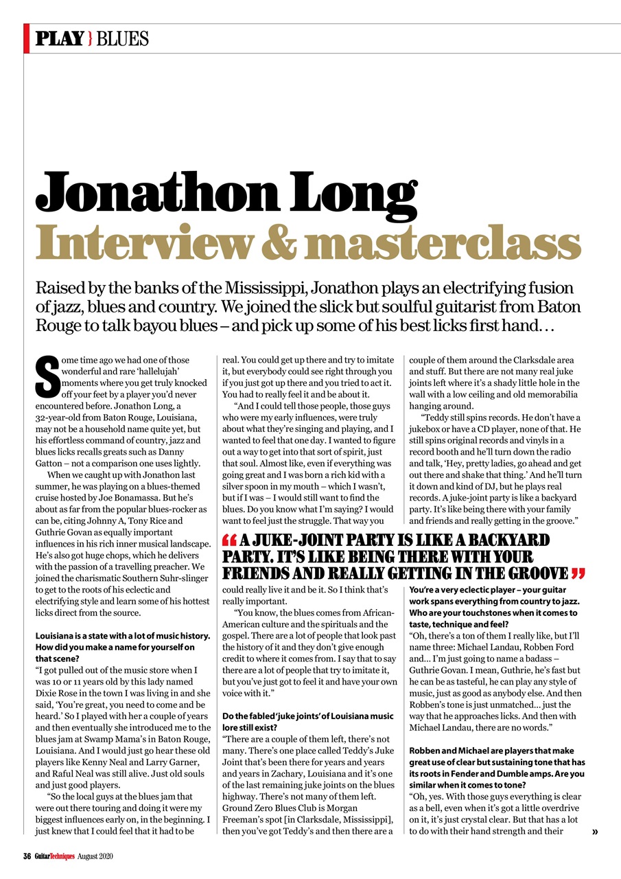 Guitar Techniques Preview Pages