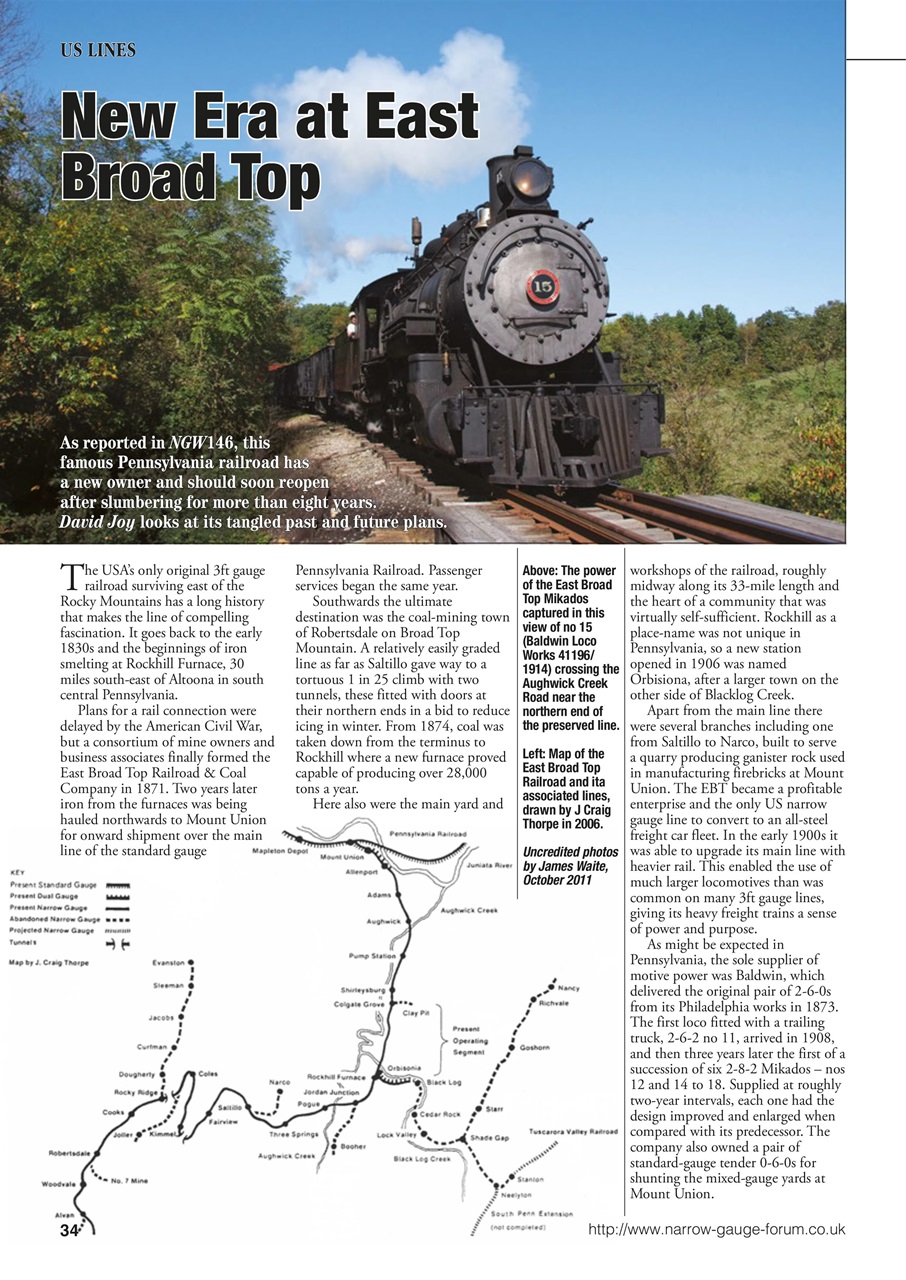 Narrow Gauge World Preview Pages