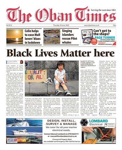 The Oban Times & Lochaber Times issue 18th June 2020