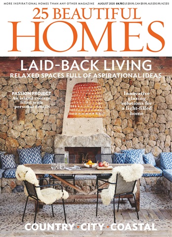 25 Beautiful Homes issue August 2020