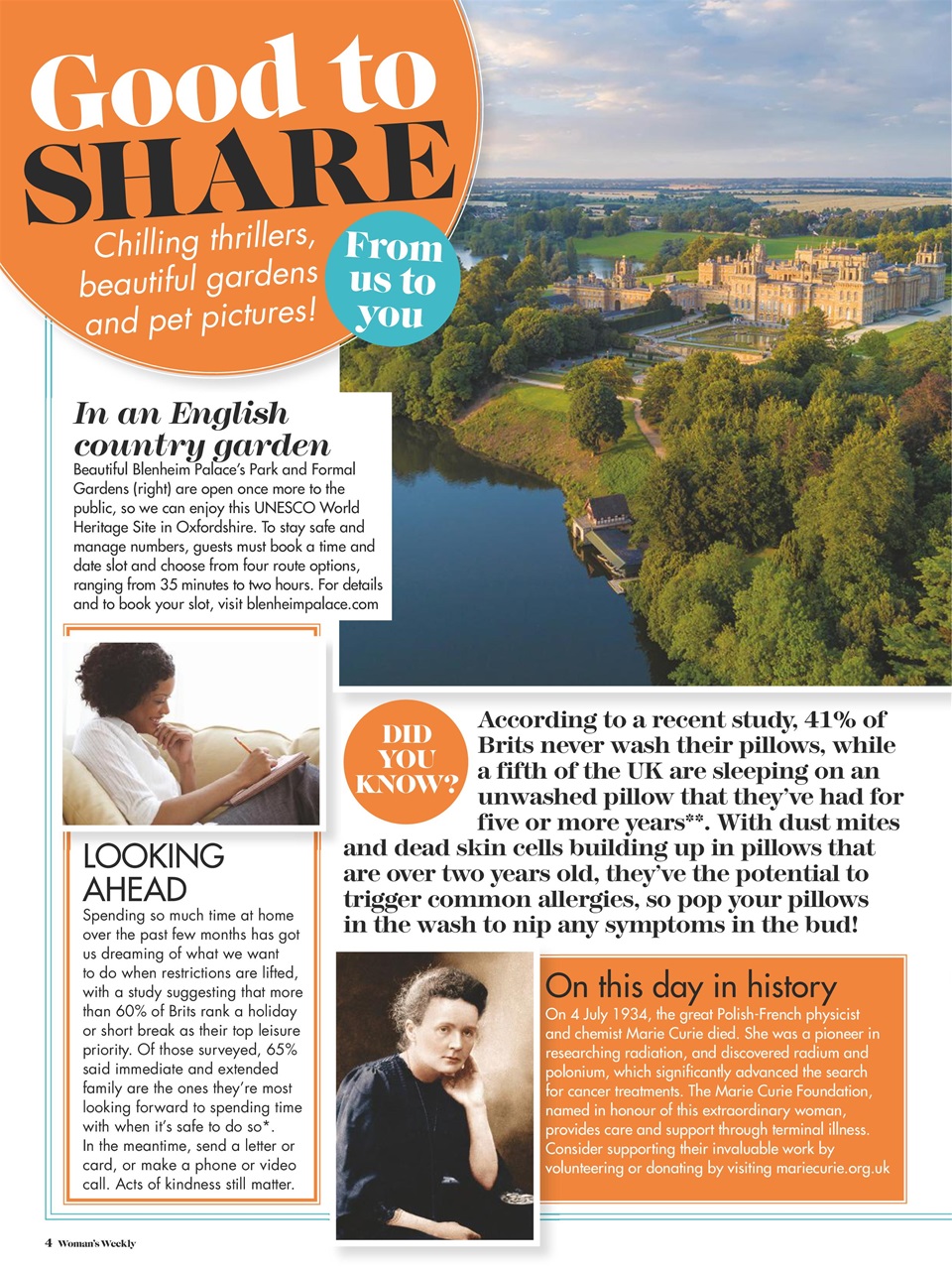 Woman's Weekly Preview Pages