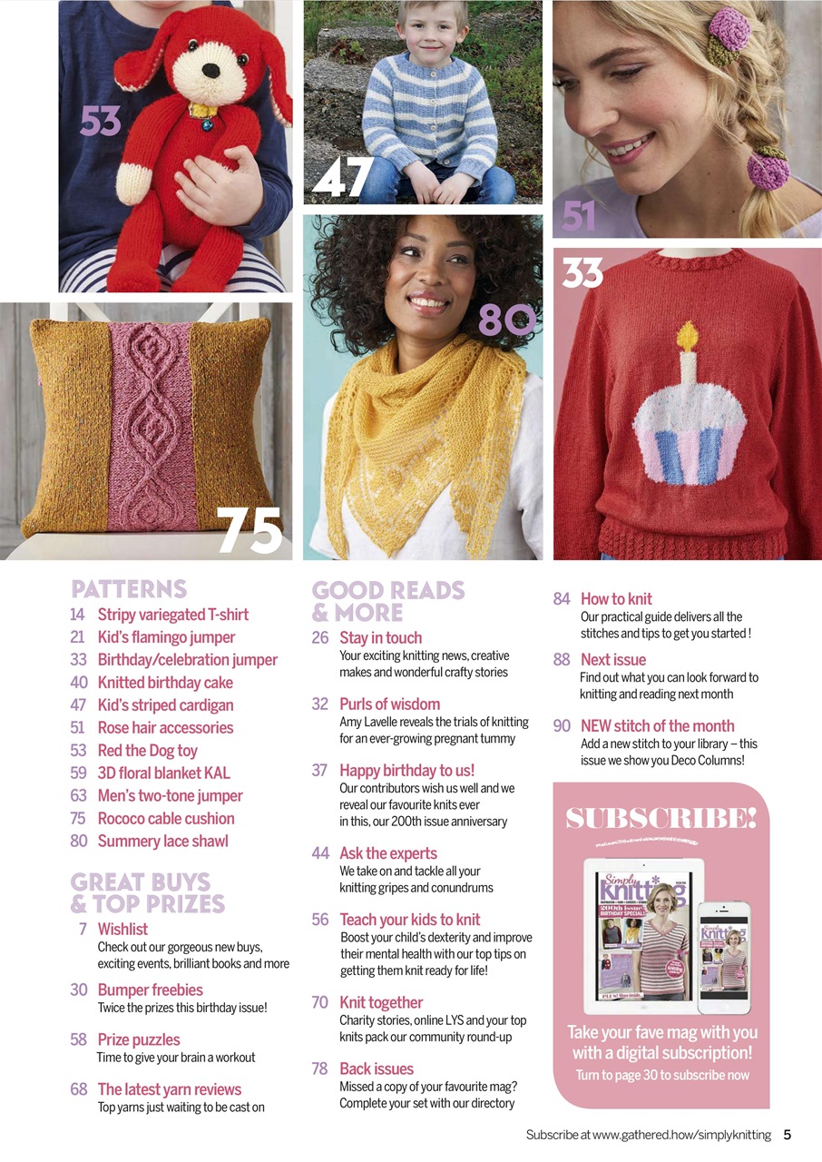 Simply Knitting Preview Pages