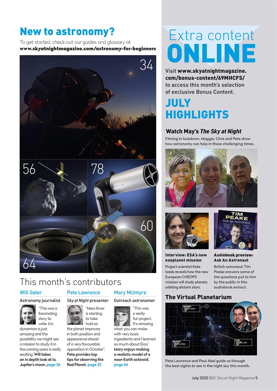 BBC Sky at Night Magazine Preview Pages