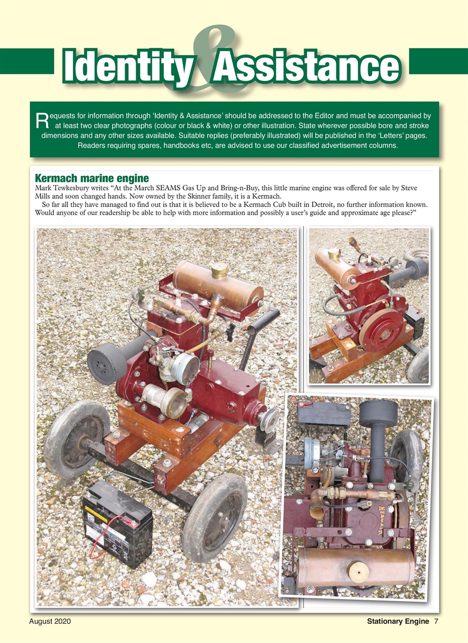 Stationary Engine Preview Pages