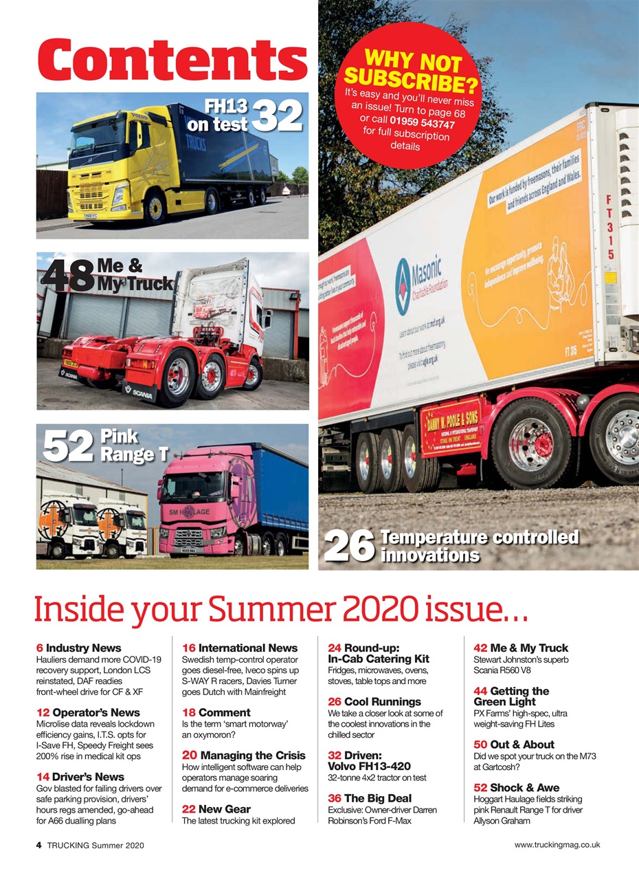 Trucking Magazine Preview Pages