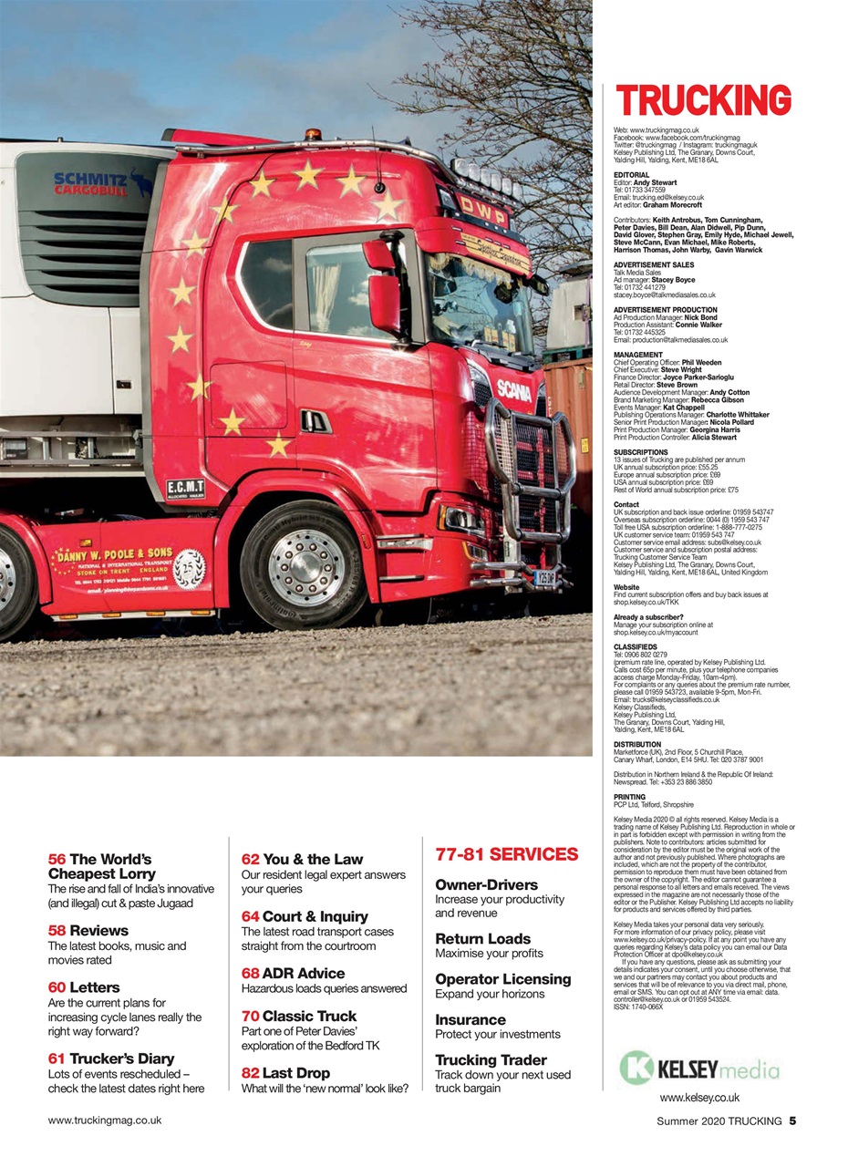 Trucking Magazine Preview Pages