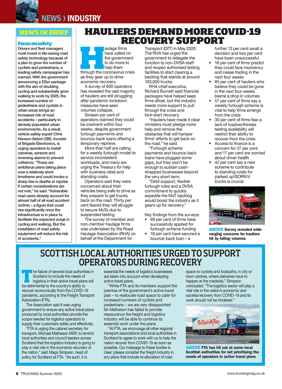 Trucking Magazine Preview Pages