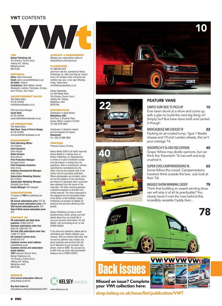 VWt Magazine Preview Pages