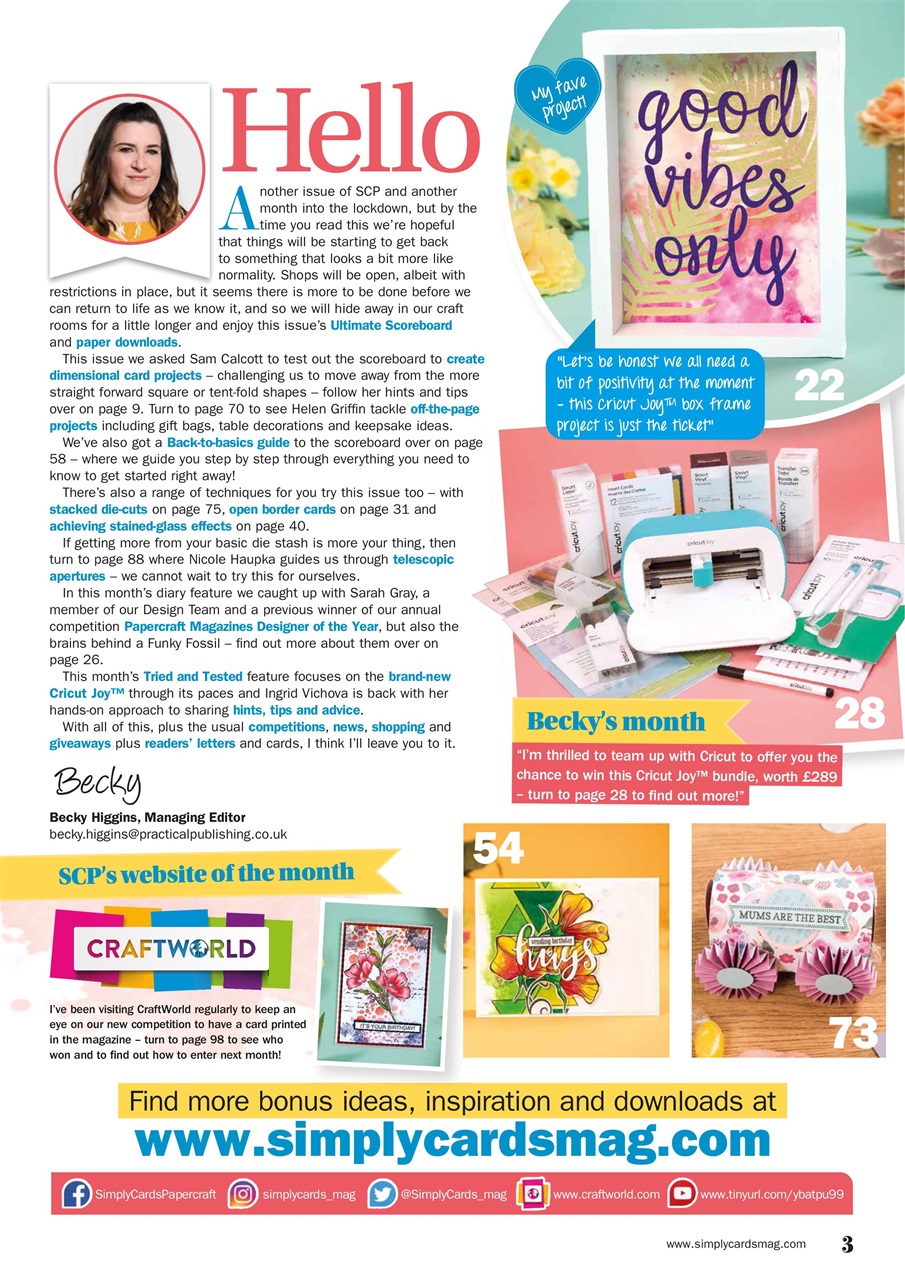 Simply Cards & Papercraft Preview Pages