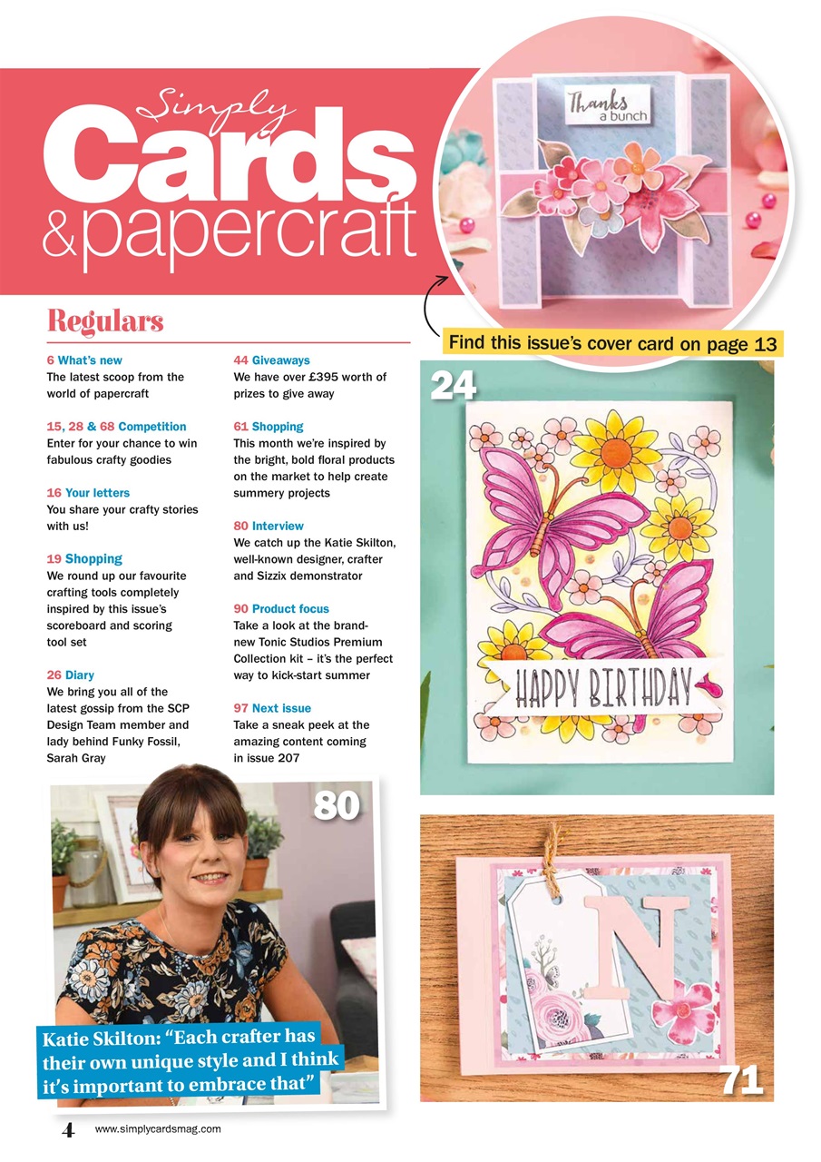 Simply Cards & Papercraft Preview Pages