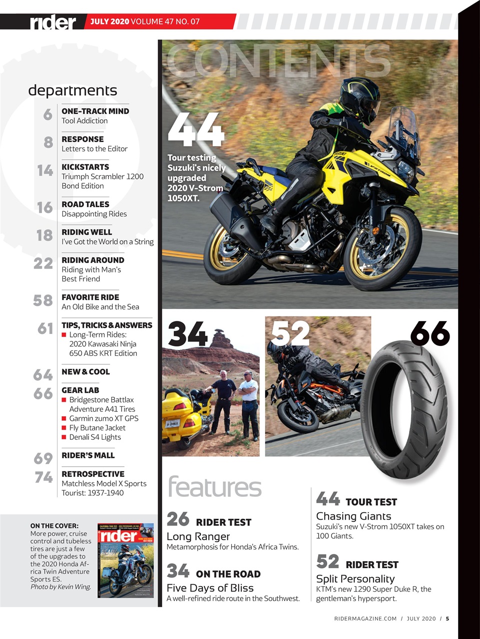 Rider Magazine Preview Pages