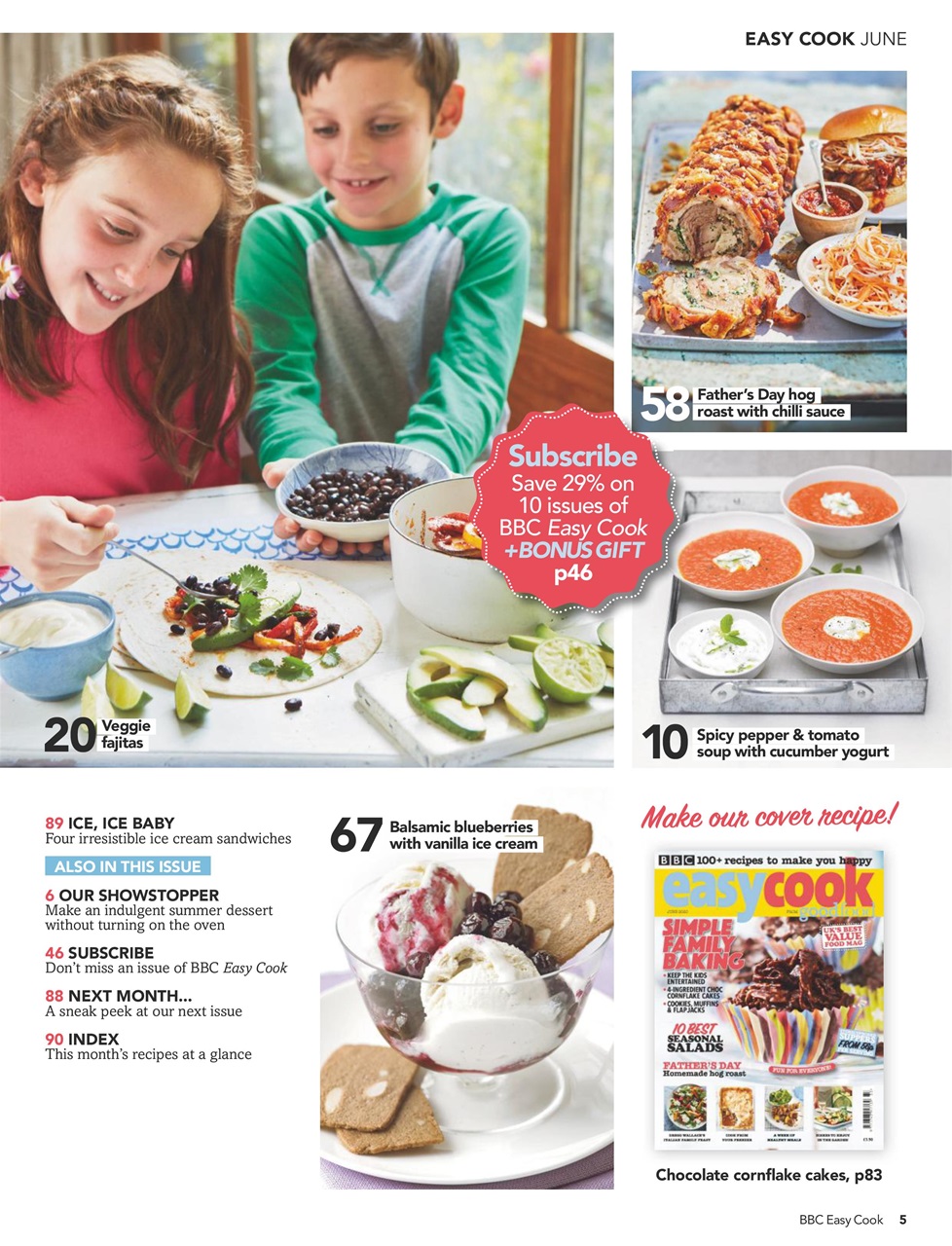 Easy Cook Magazine Preview Pages