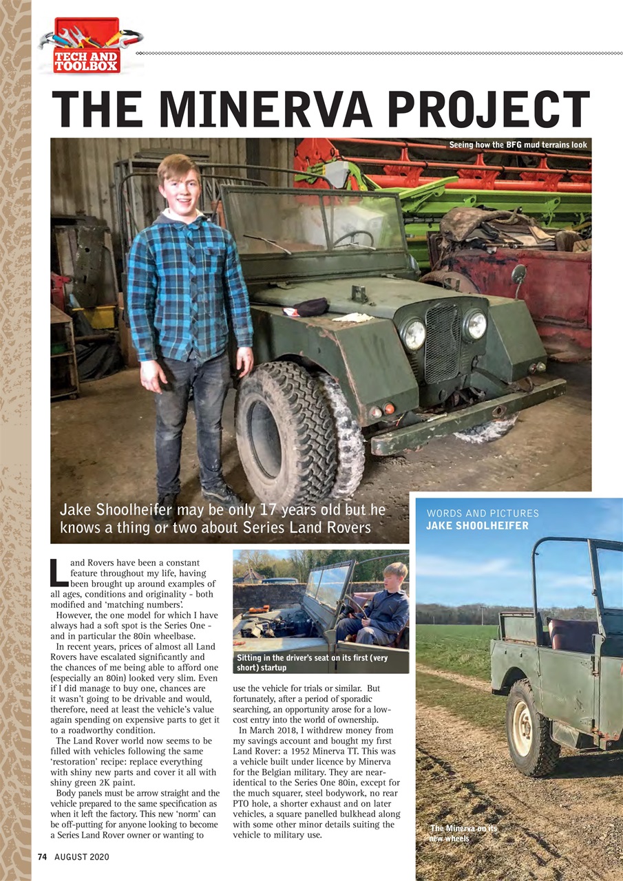 Classic Land Rover Magazine Preview Pages
