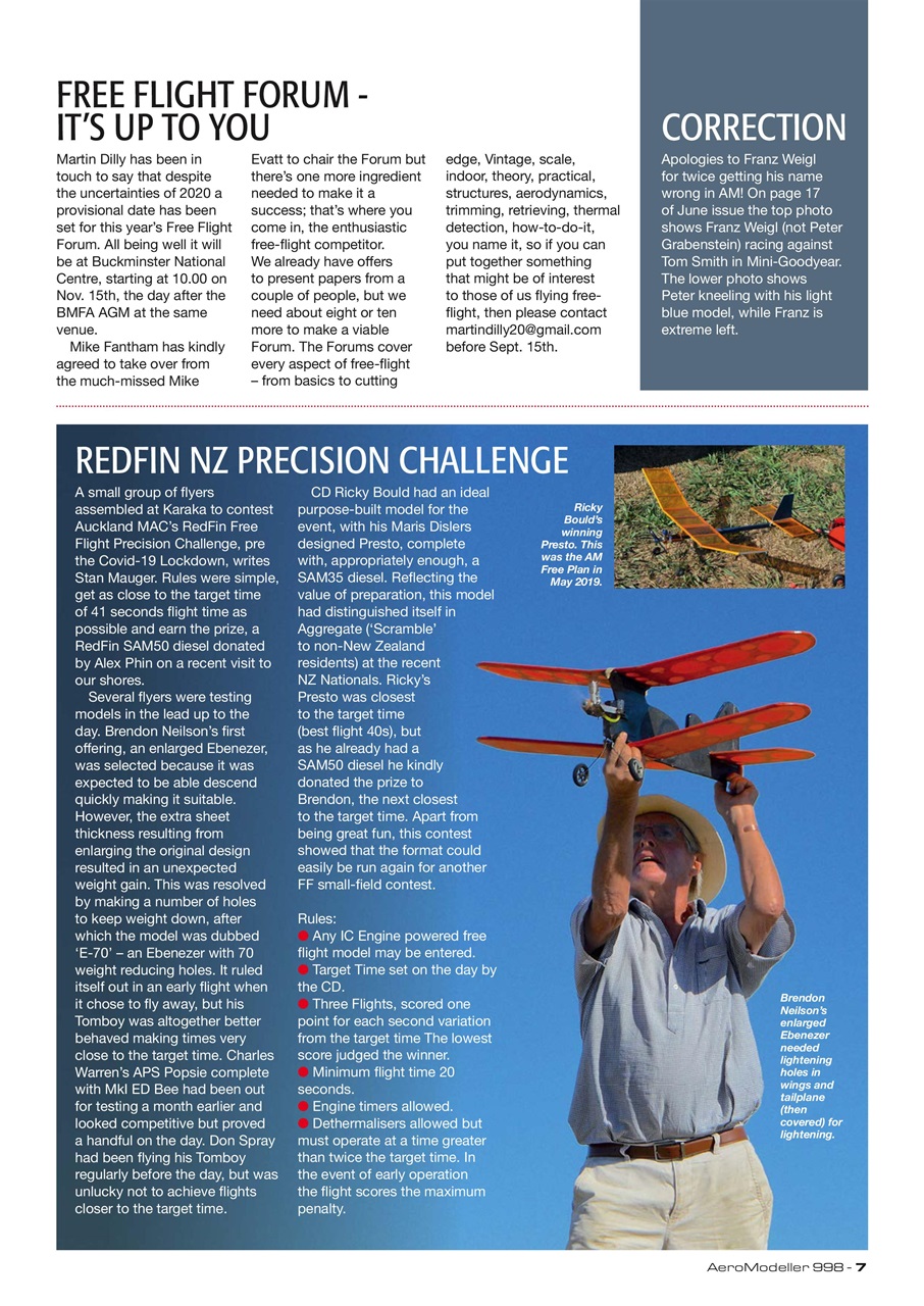 AeroModeller Preview Pages