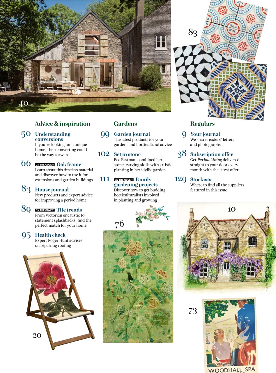 Period Living Magazine Preview Pages