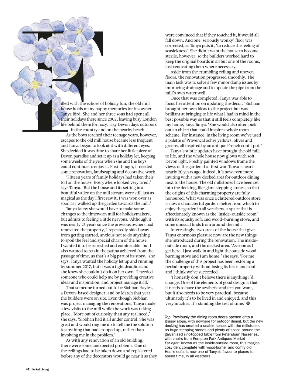 Period Living Magazine Preview Pages