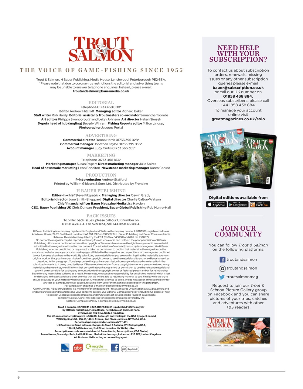 Trout & Salmon Preview Pages