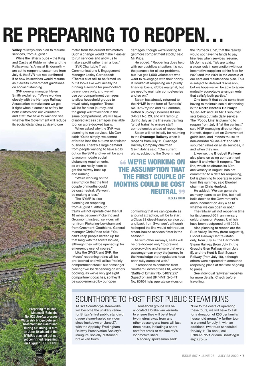 Steam Railway Preview Pages