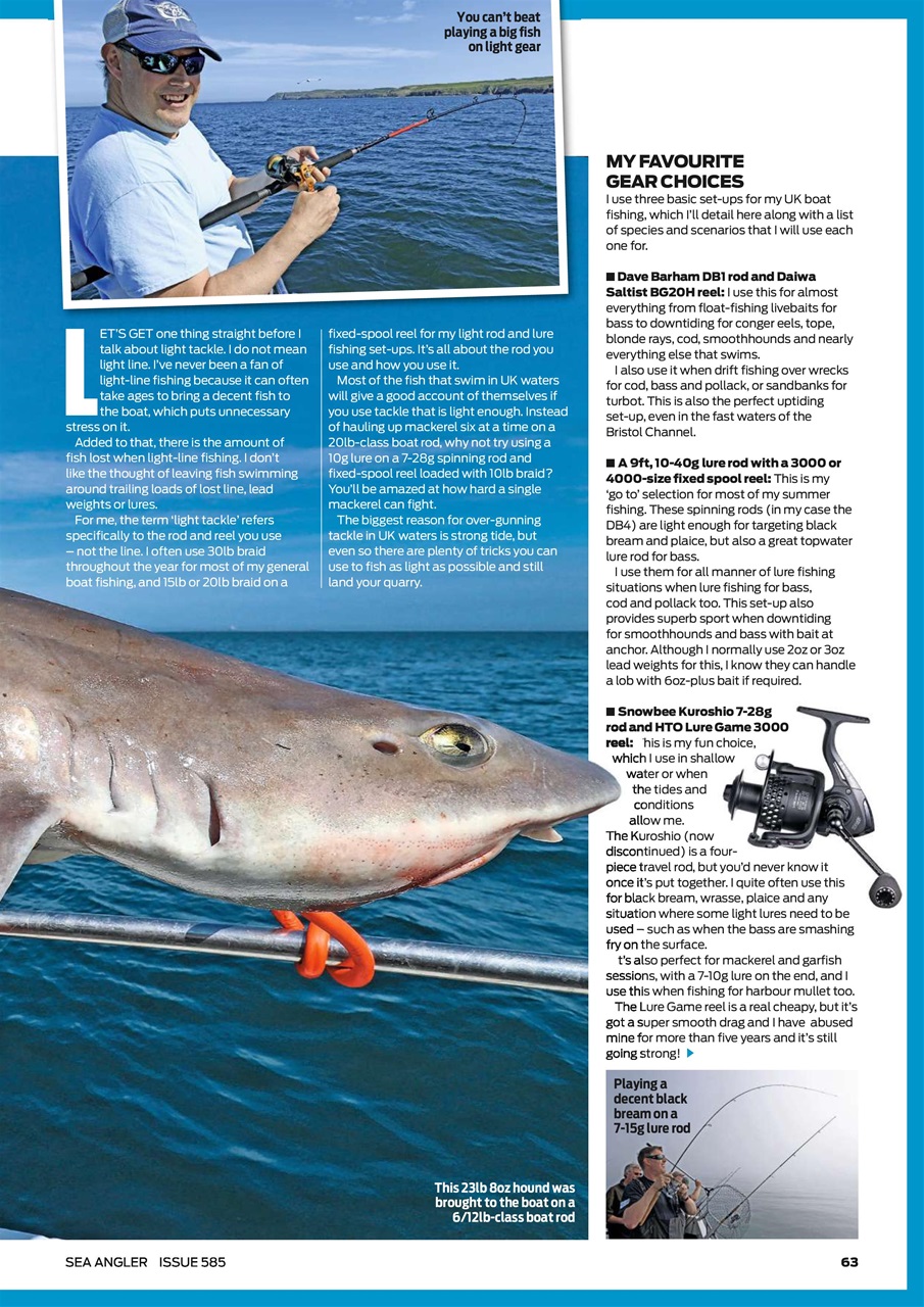 Sea Angler Preview Pages