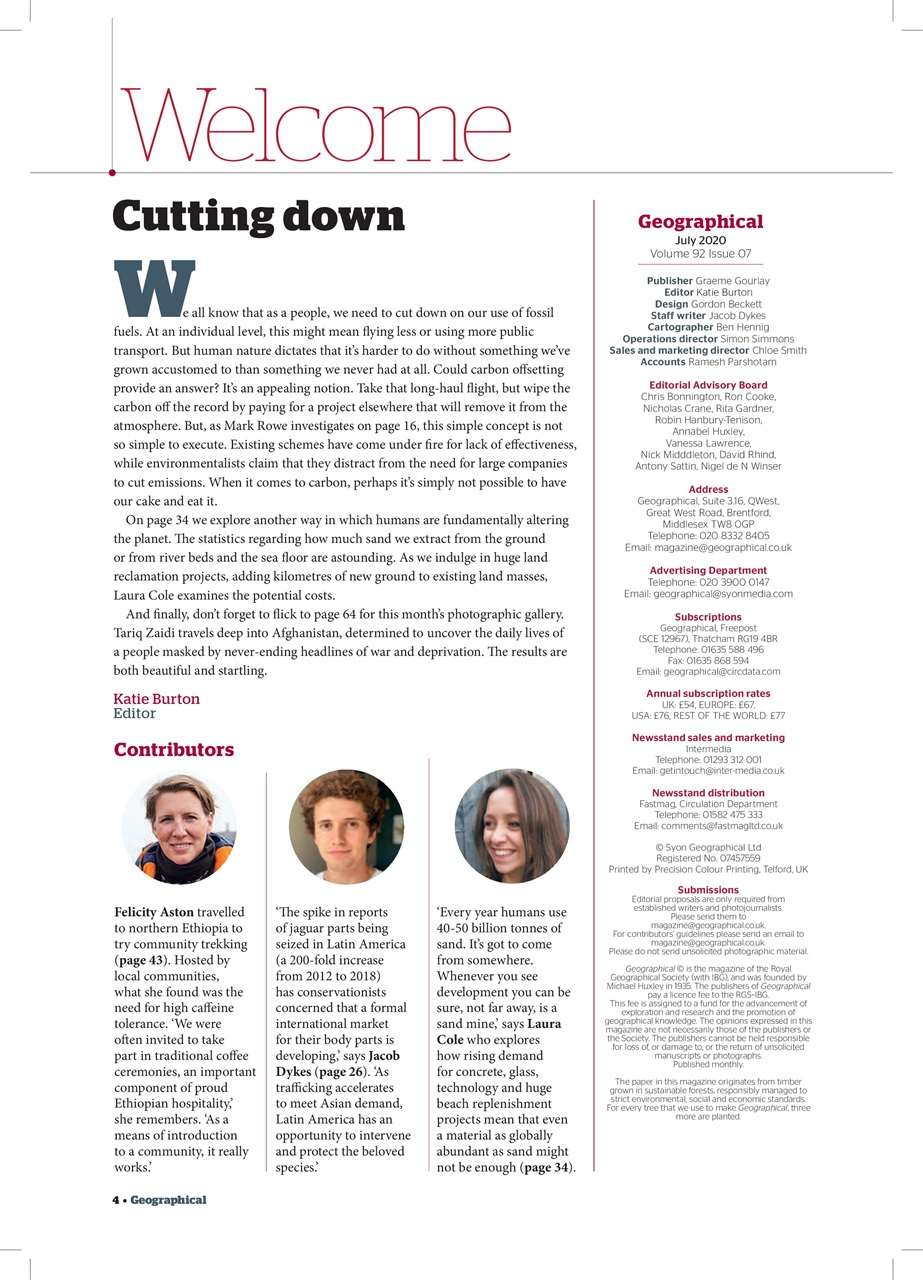 Geographical Preview Pages