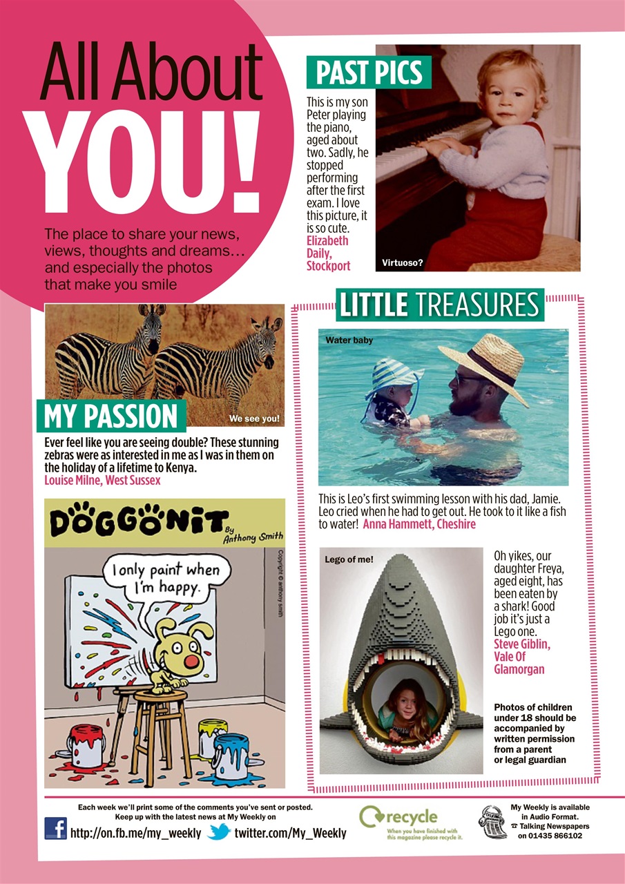 My Weekly Preview Pages