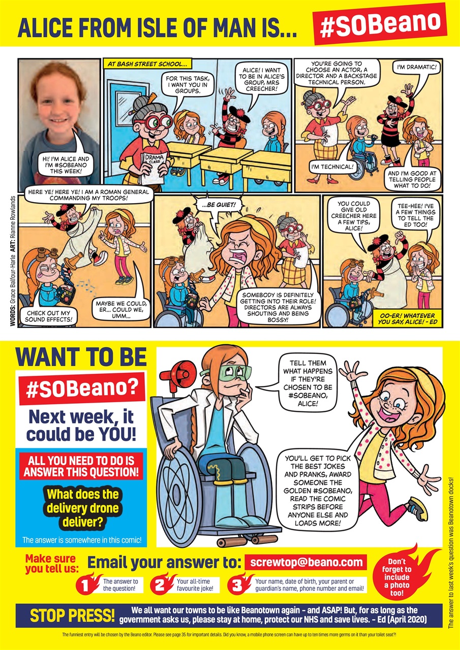 Beano Preview Pages
