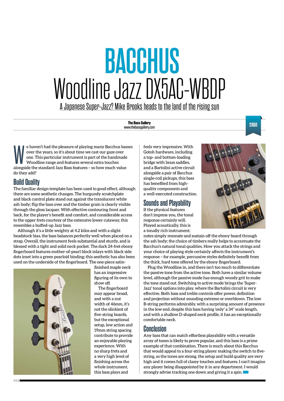 Bass Player UK Preview Pages