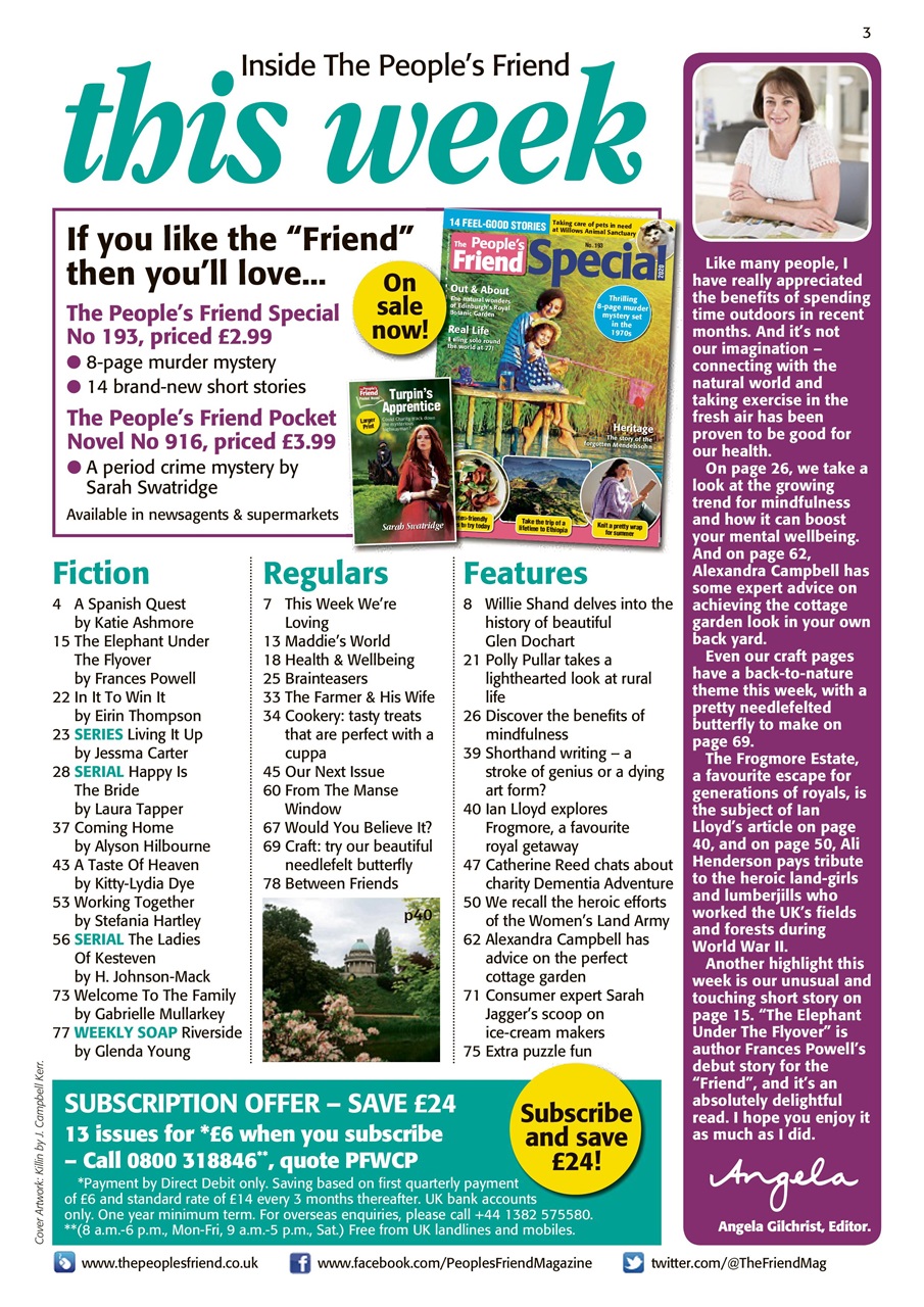 The People’s Friend Preview Pages