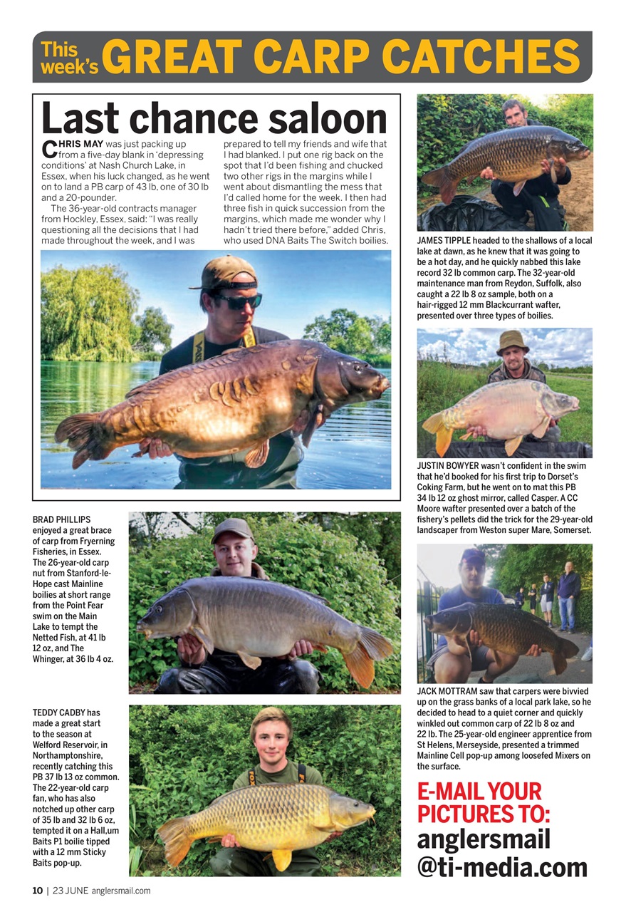 Anglers Mail Preview Pages