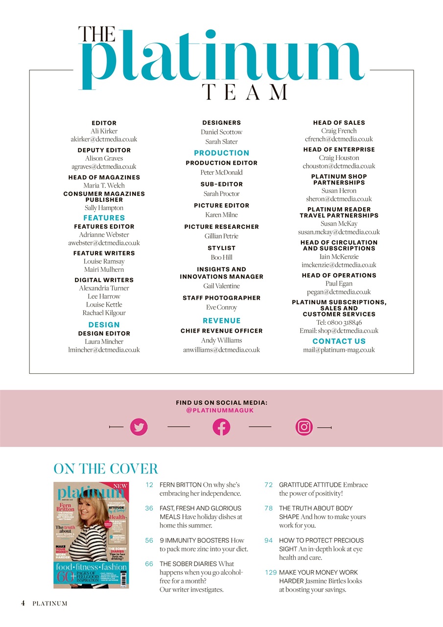 Platinum Preview Pages