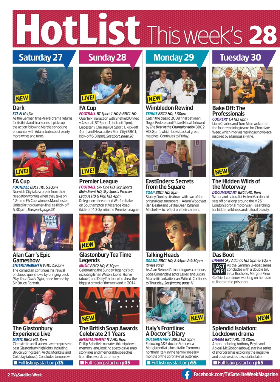 TV & Satellite Week Preview Pages