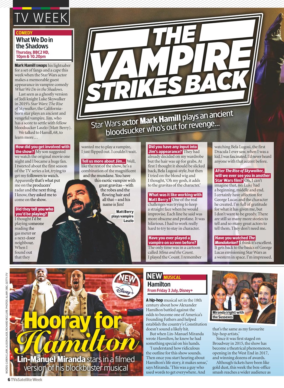 TV & Satellite Week Preview Pages
