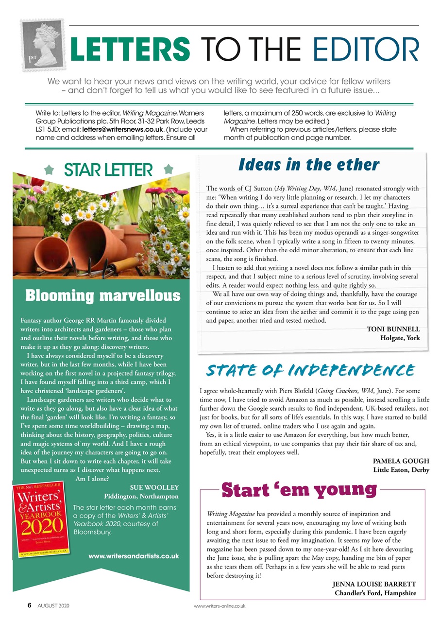 Writing Magazine Preview Pages