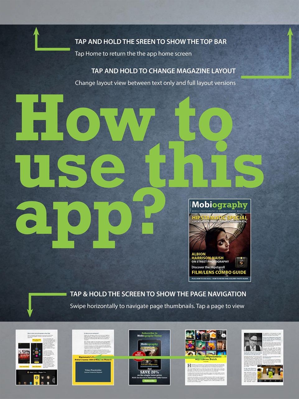 Mobiography Preview Pages