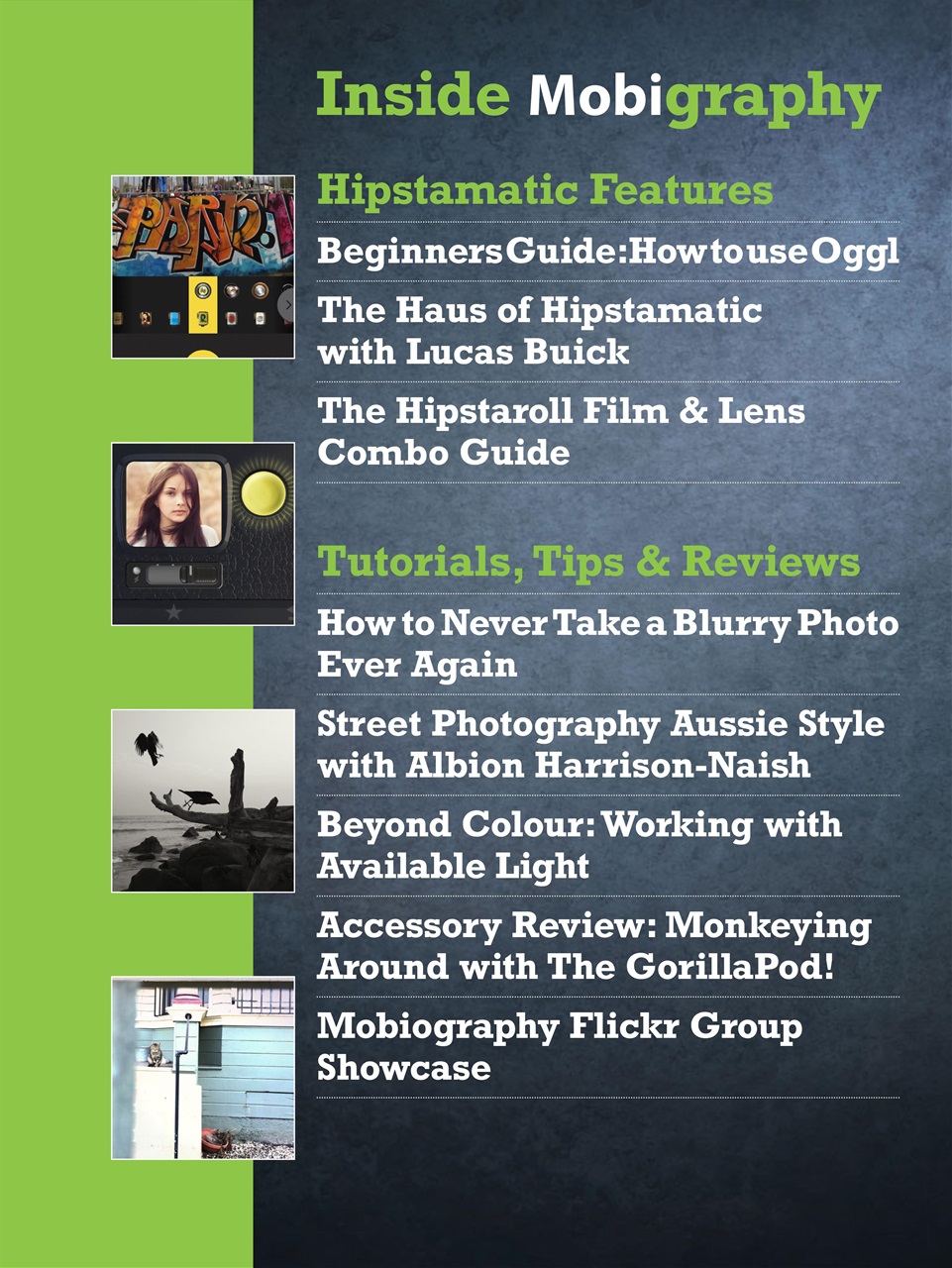 Mobiography Preview Pages