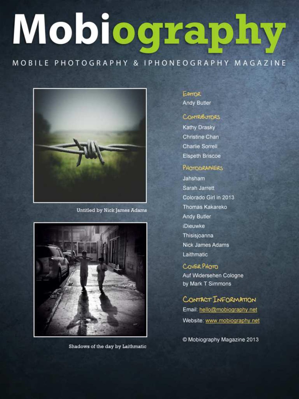 Mobiography Preview Pages