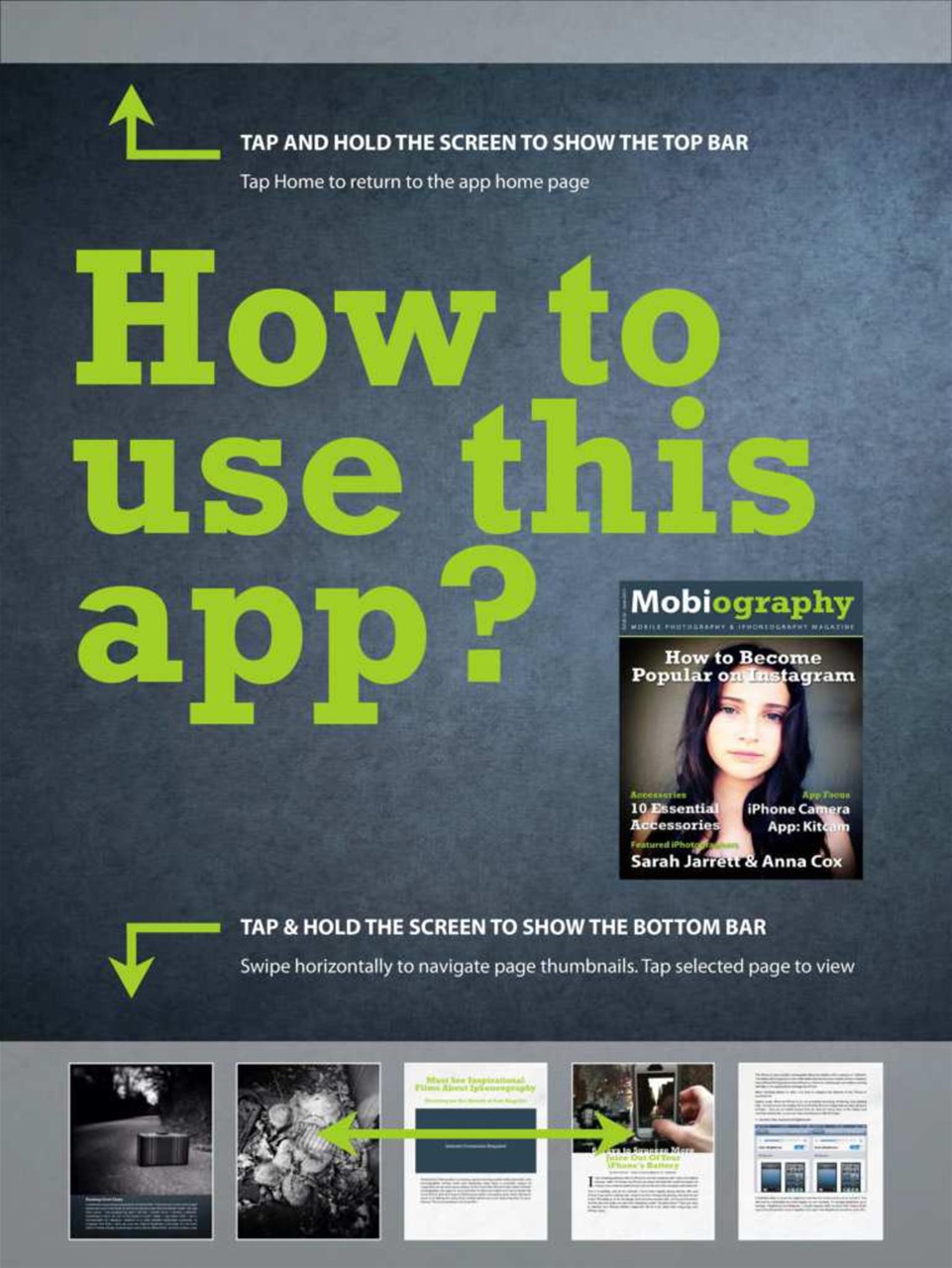 Mobiography Preview Pages