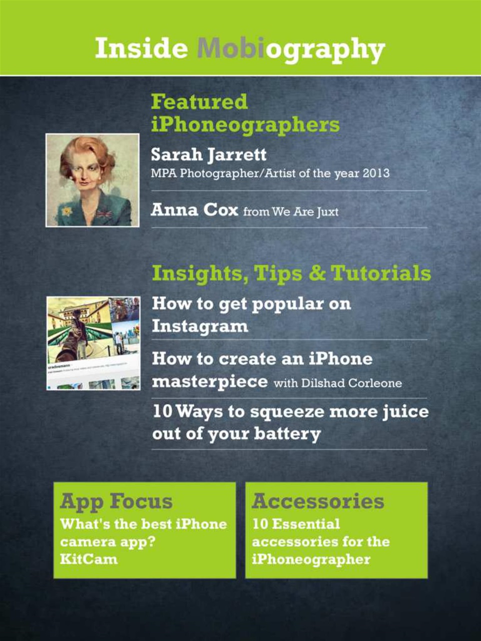 Mobiography Preview Pages