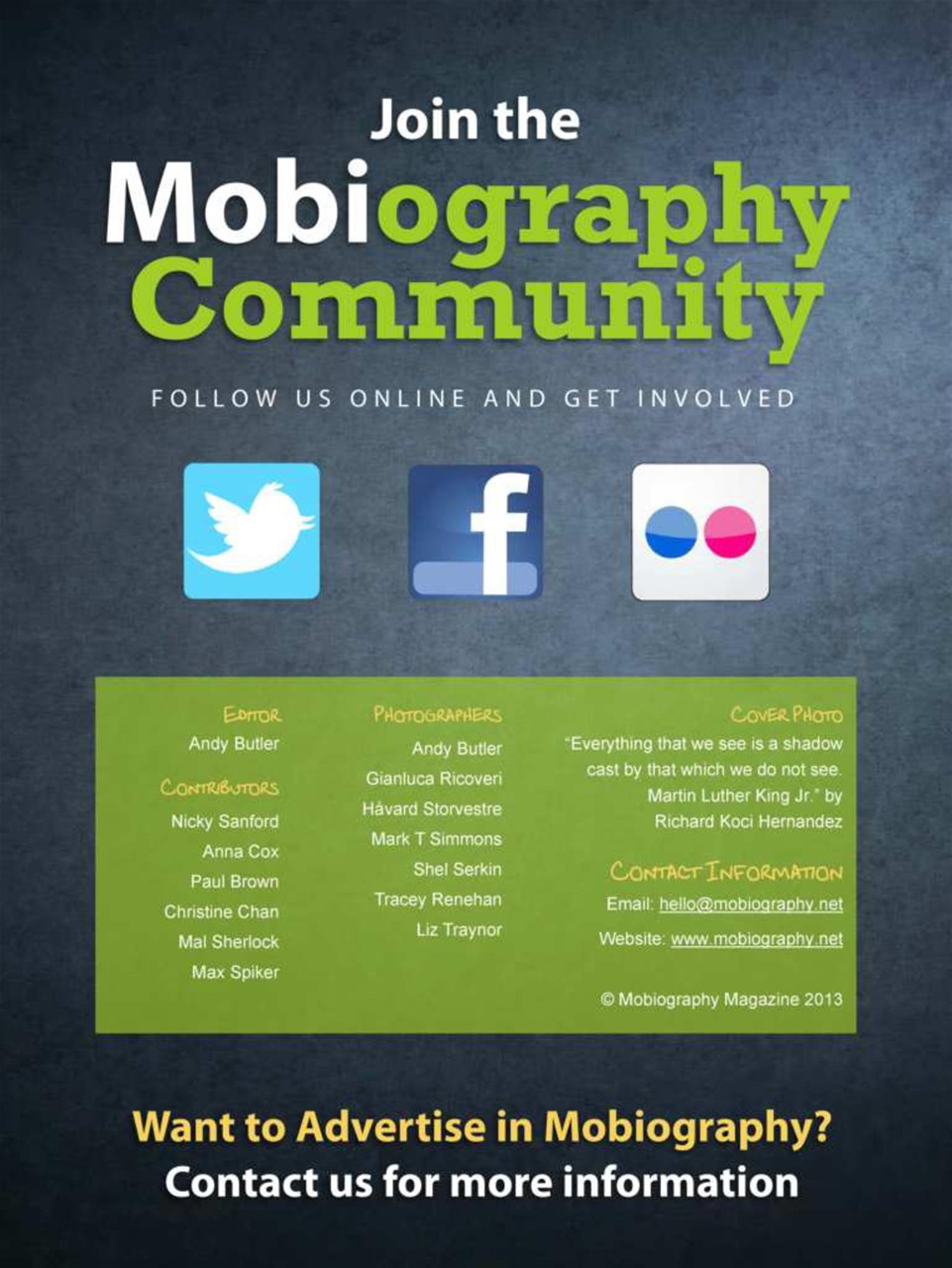 Mobiography Preview Pages