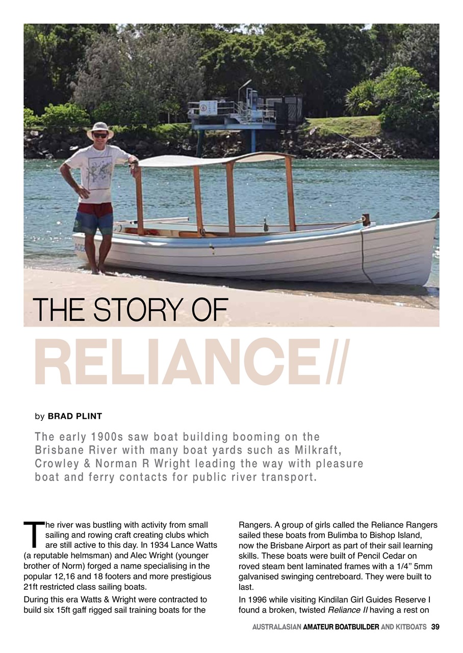 Australian Amateur Boat Builder Preview Pages