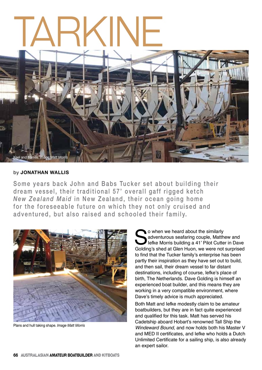 Australian Amateur Boat Builder Preview Pages