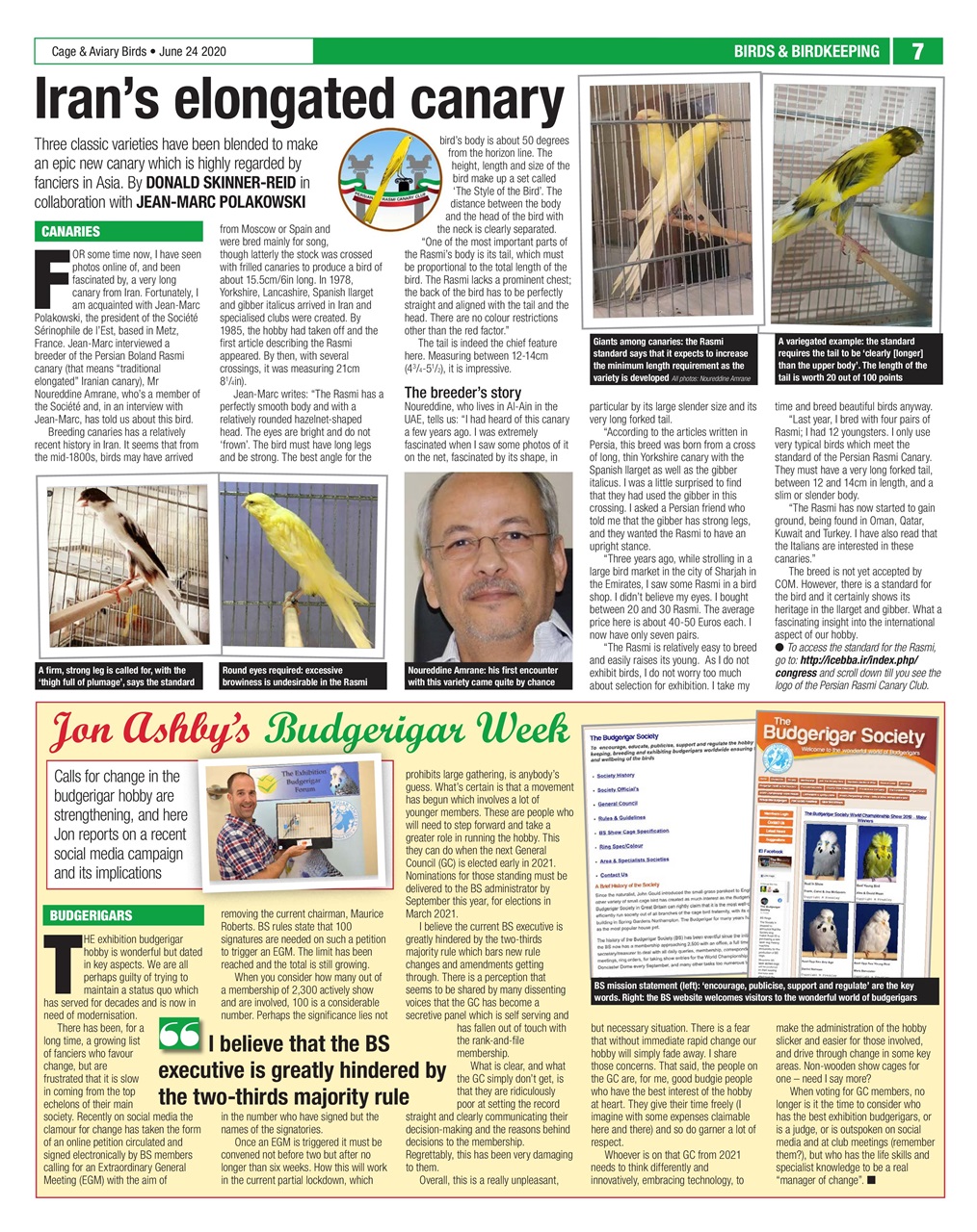 Cage & Aviary Birds Preview Pages