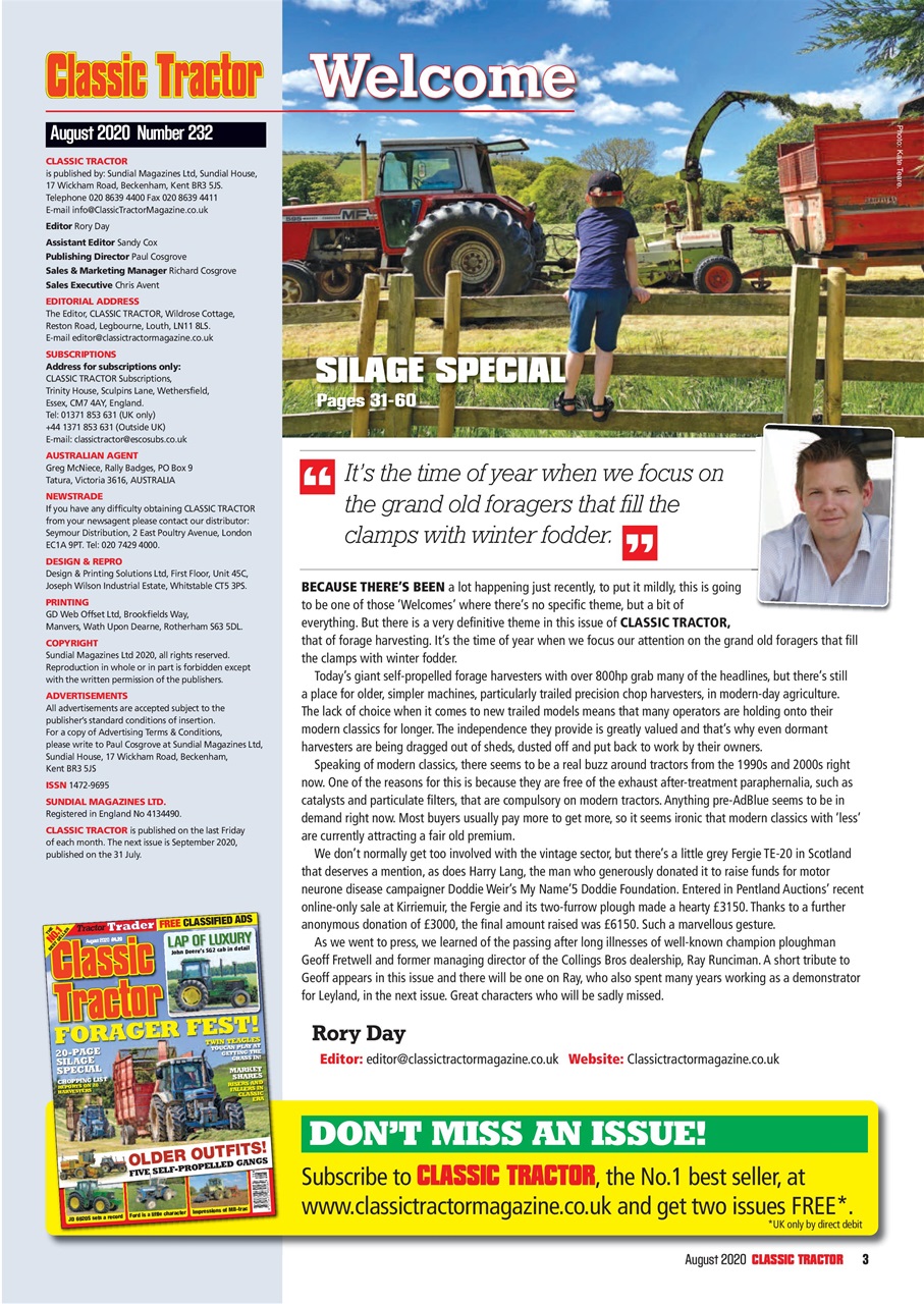 Classic Tractor Preview Pages