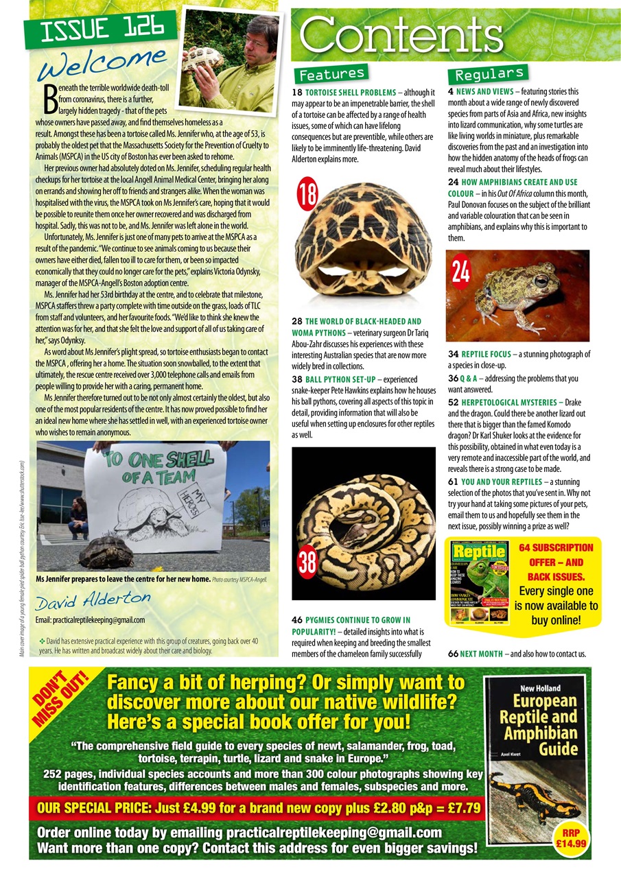 Practical Reptile Keeping Preview Pages