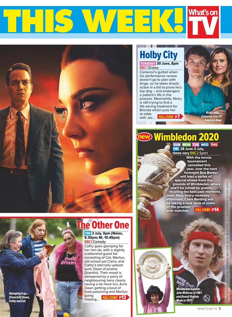 What's on TV Preview Pages