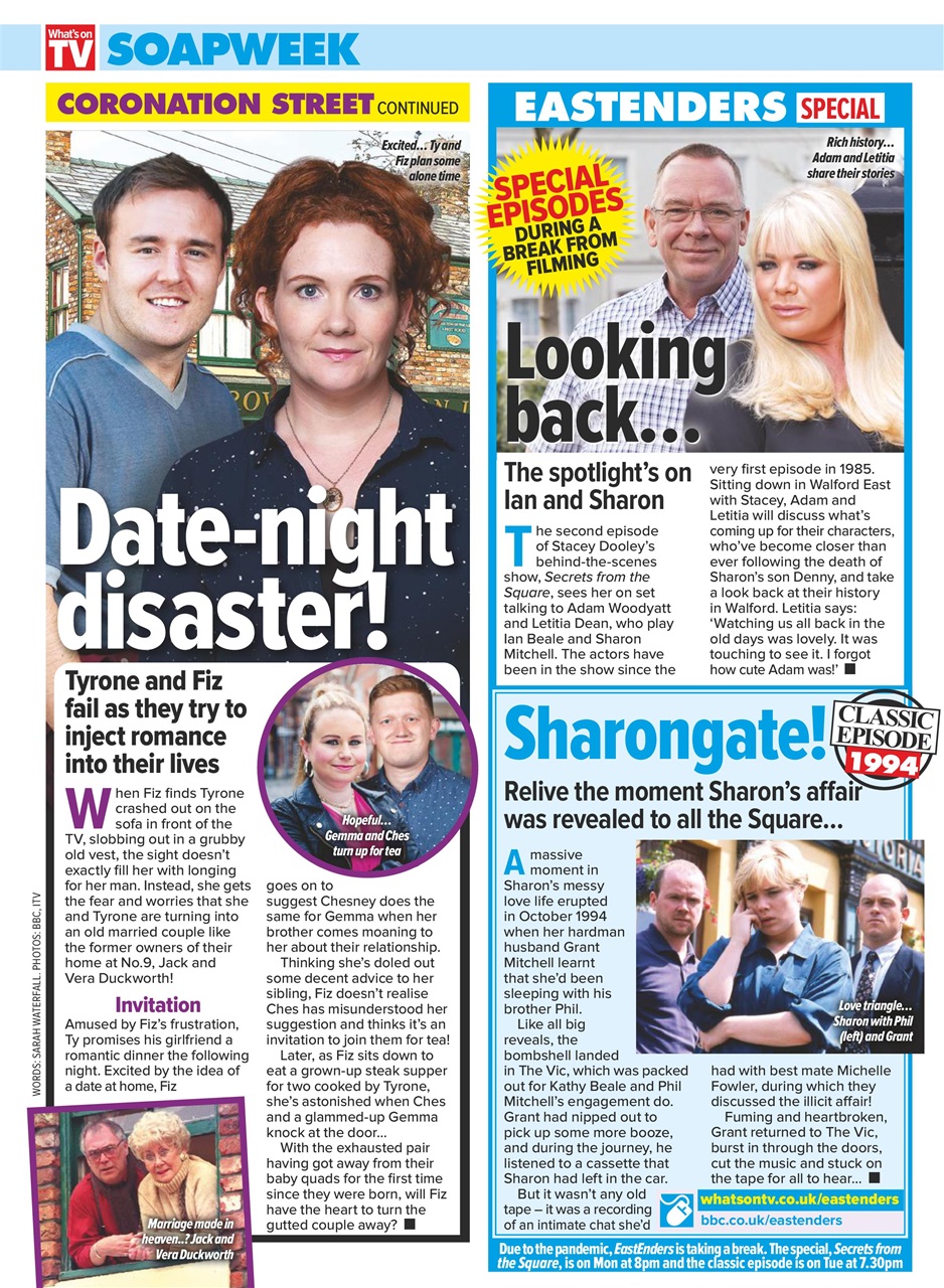 What's on TV Preview Pages