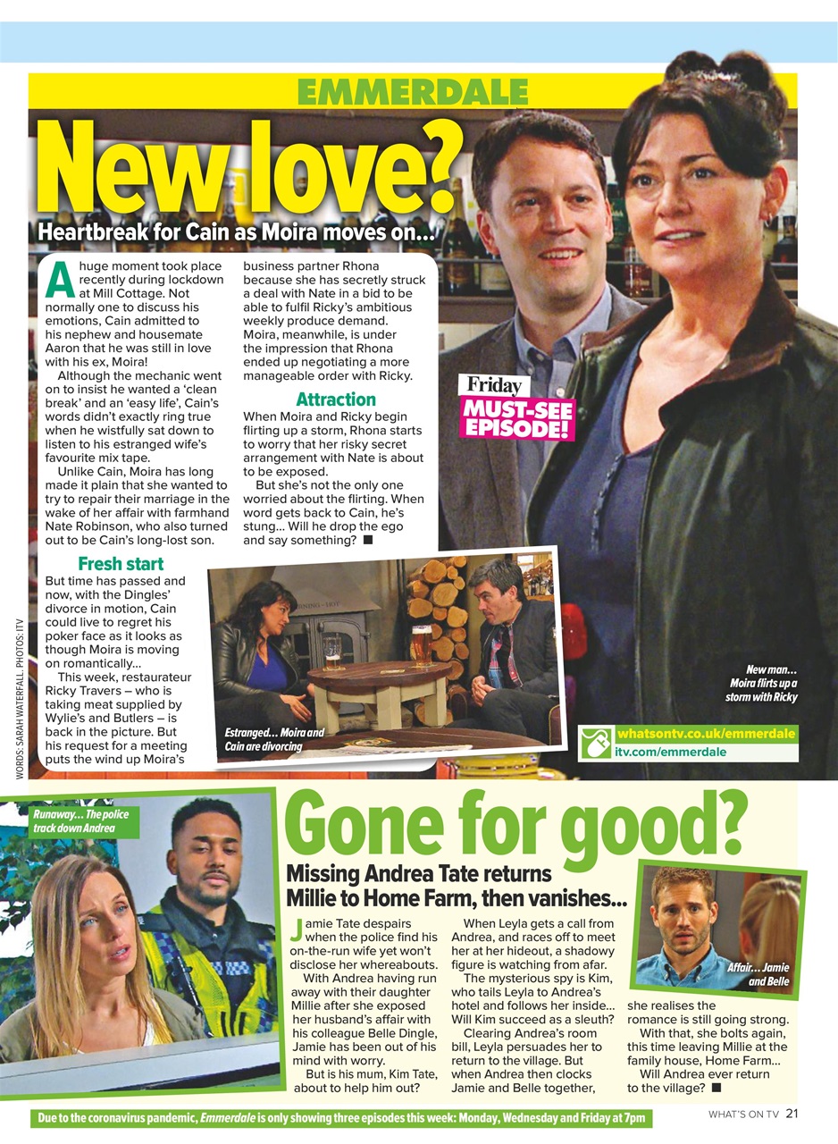What's on TV Preview Pages