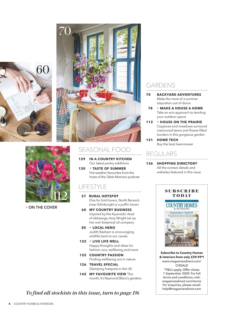 Country Homes & Interiors Preview Pages