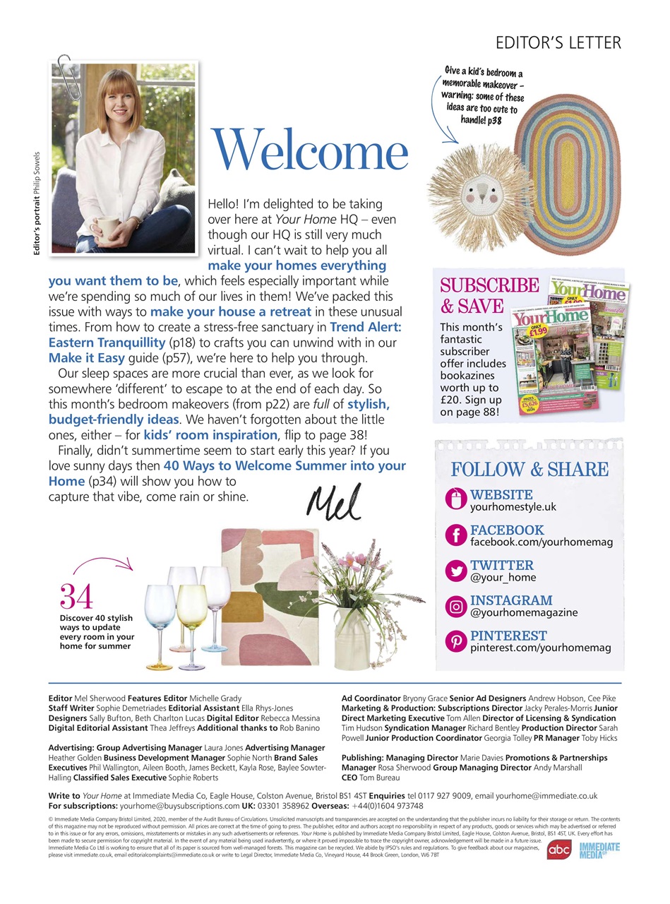Your Home Magazine Preview Pages