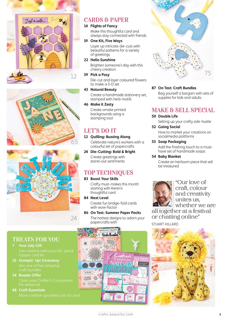 Crafts Beautiful Preview Pages